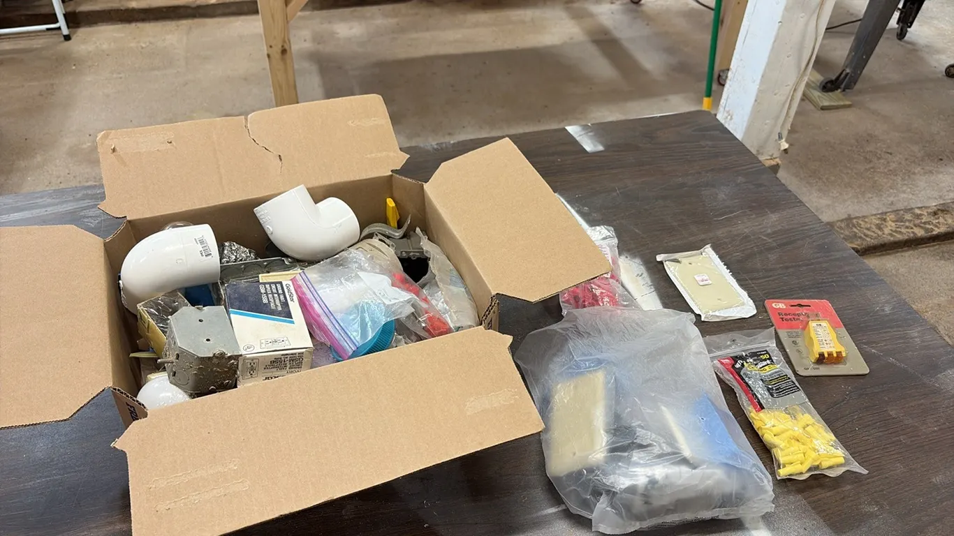 Box of Electrical Supplies