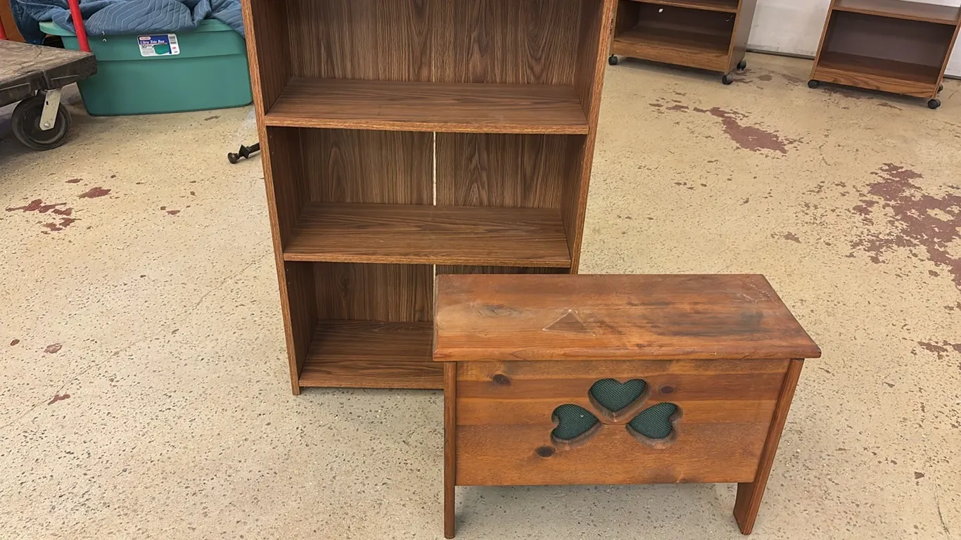 Shelf and cabinet