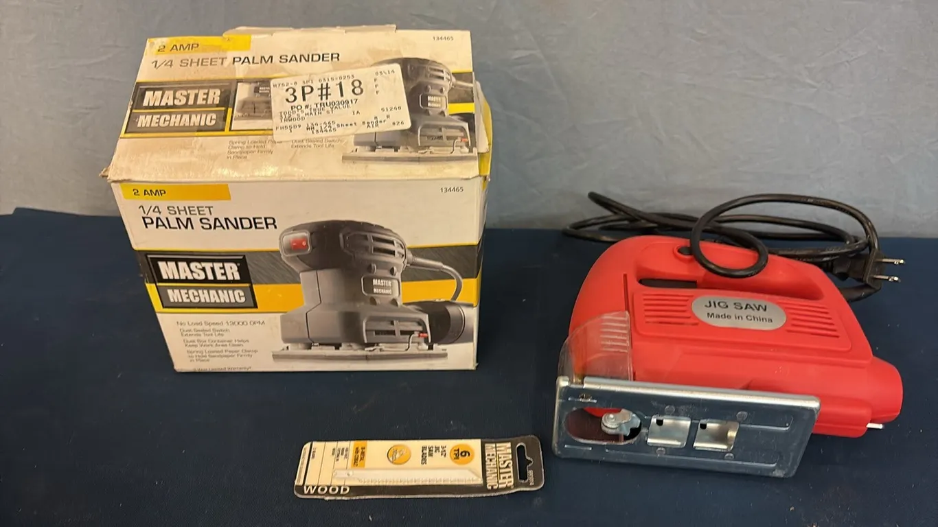 Jig Saw & Palm Sander