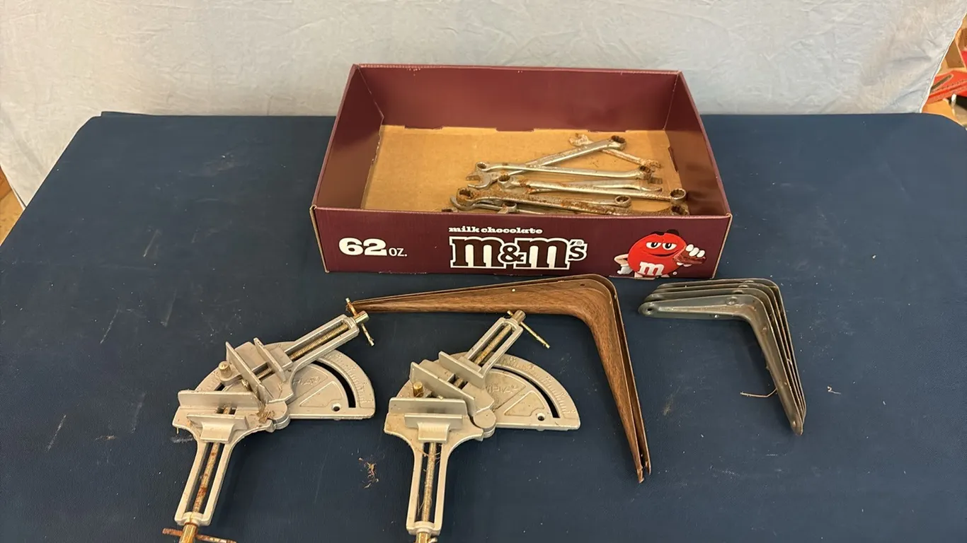 Wrenches, Shelf Brackets & Clamps