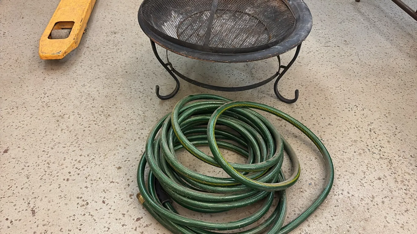 Firepit & Garden Hose