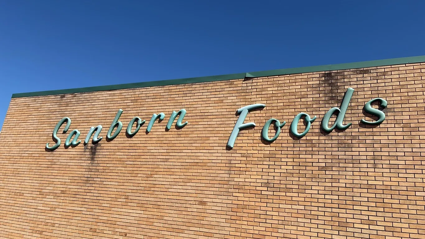 Sanborn Foods Letter Sign