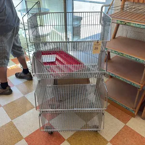 Wire Basket Rack