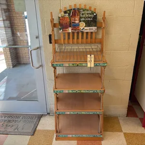 Golden Peak Tea Display Rack