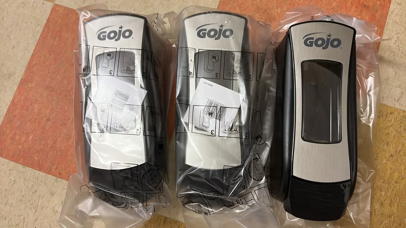 3- GoJo Dispensers
