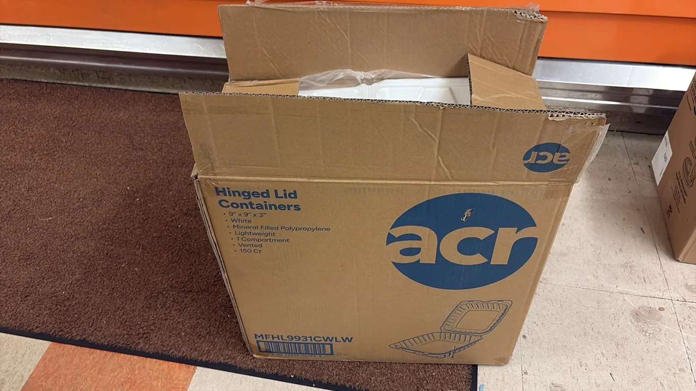 Hinged Lid Containers