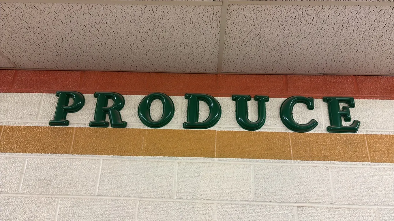 Produce Sign Letters