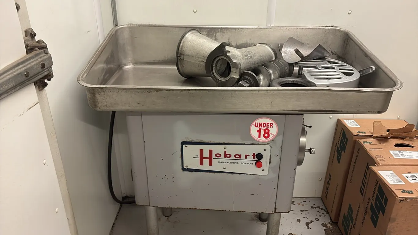 Hobart Commercial Meat Grinder
