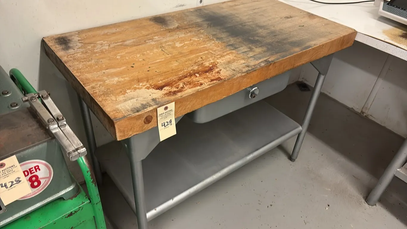 4ft Butcher Block Table