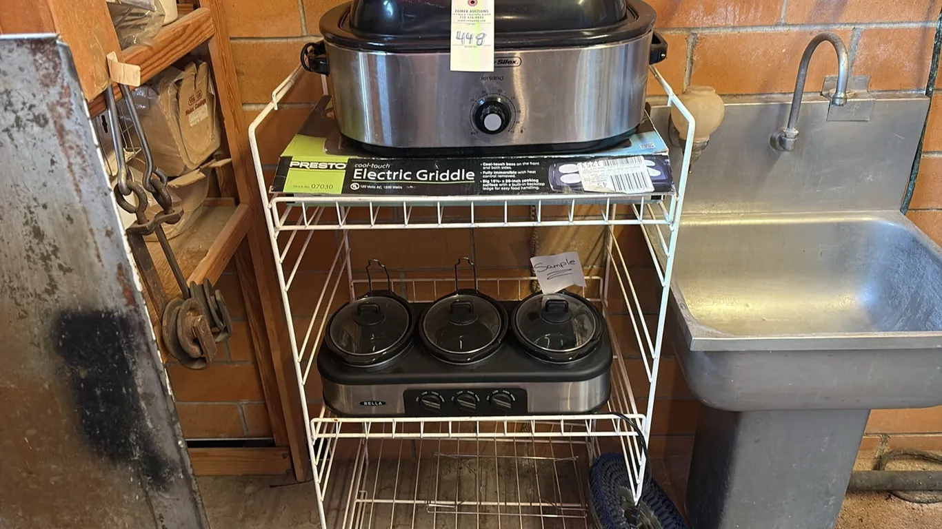 Wire Rack w/ Slow Cookers