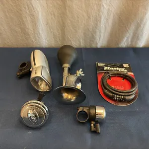 Bike Lock, Bells & Light