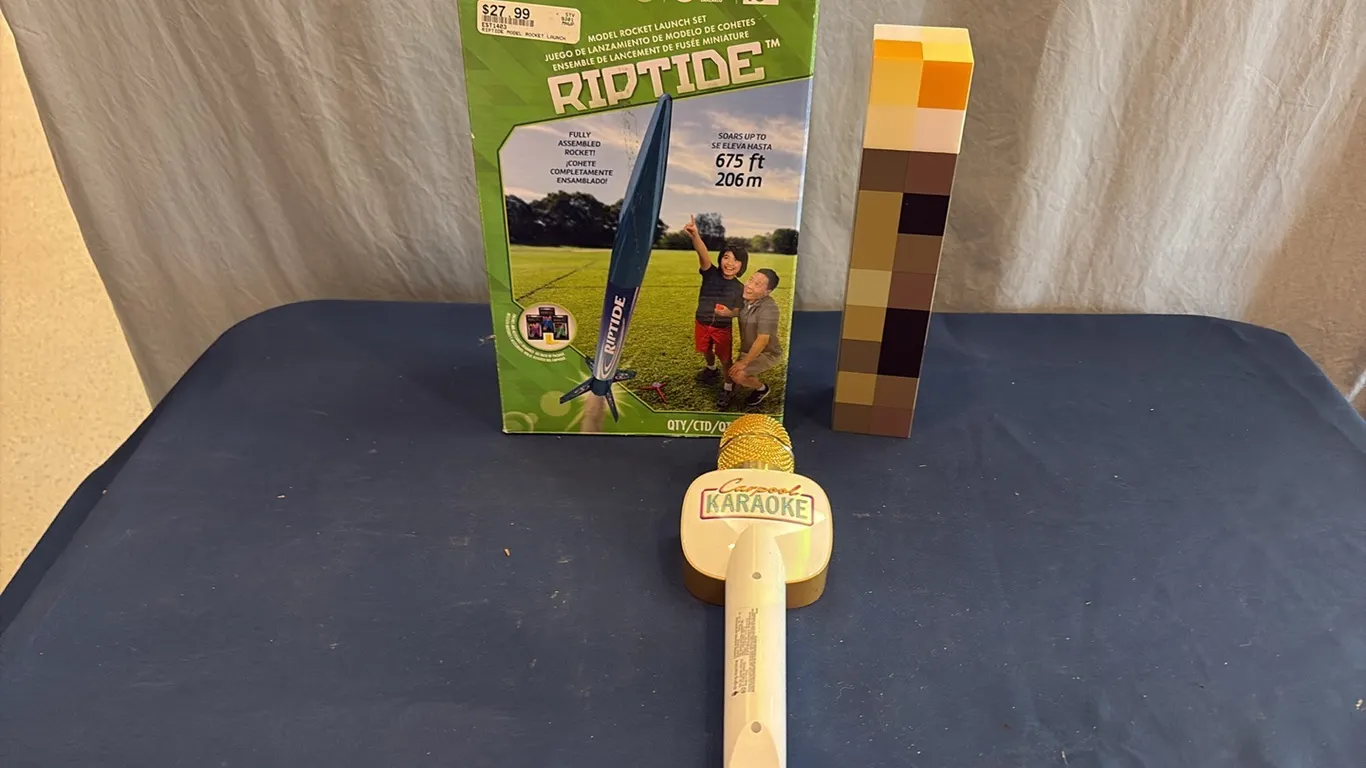 Rocket, Minecraft Torch & Karakoe Machind