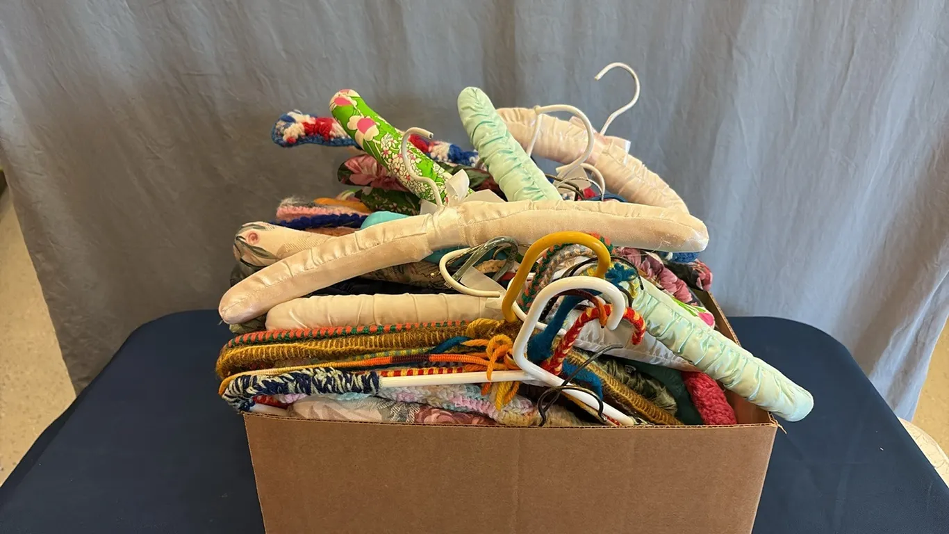 Box of Cloth Hangers