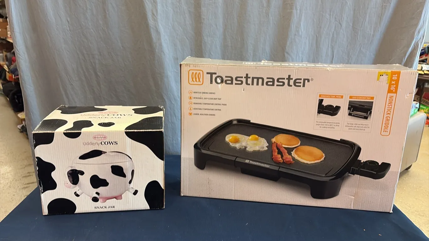 Cow Snack Jar & Griddle