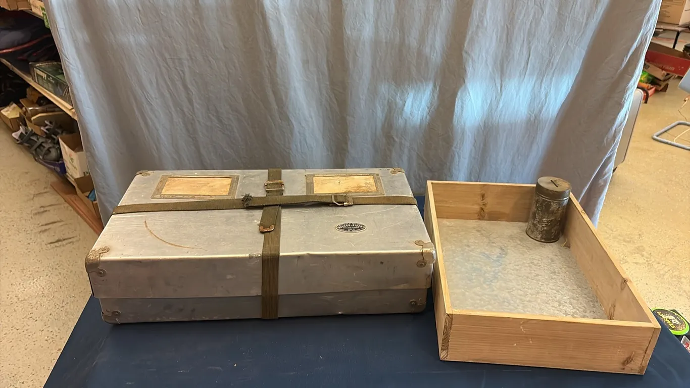 Mailing Case & Wood Crate
