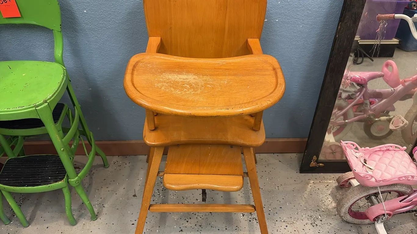 Wood High Chair