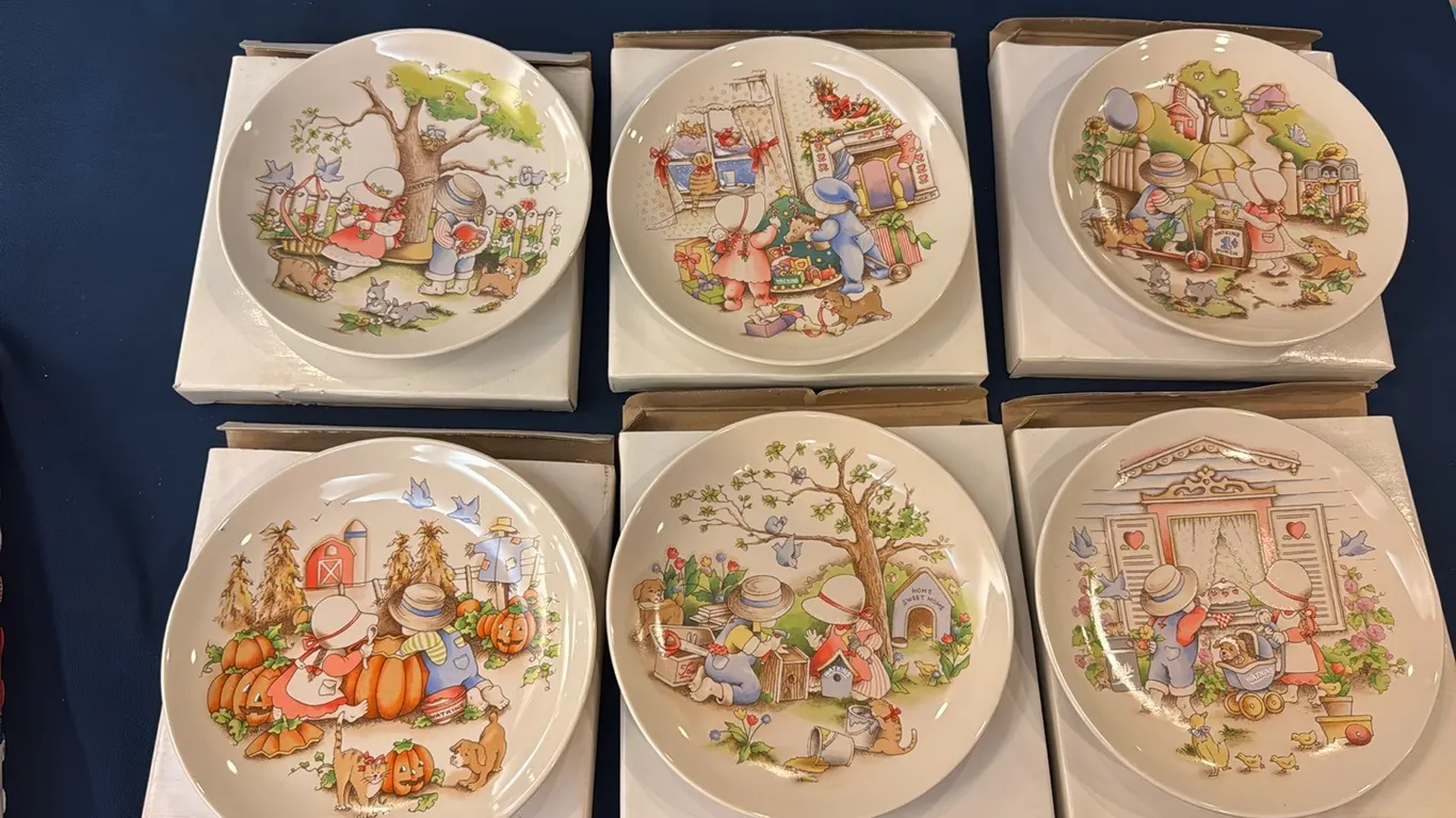 Country Kids desert plates