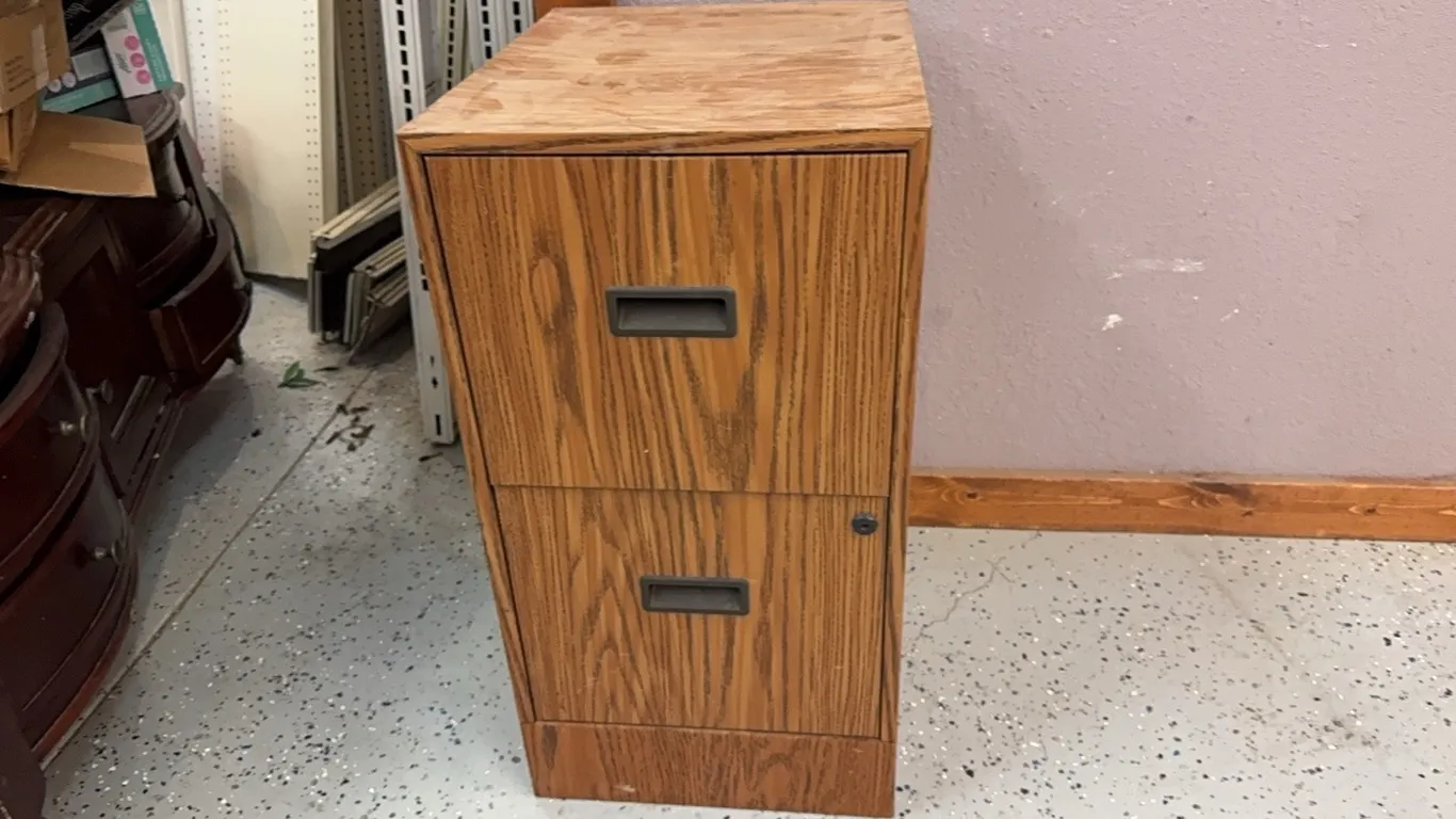 2 drawer file cabinet