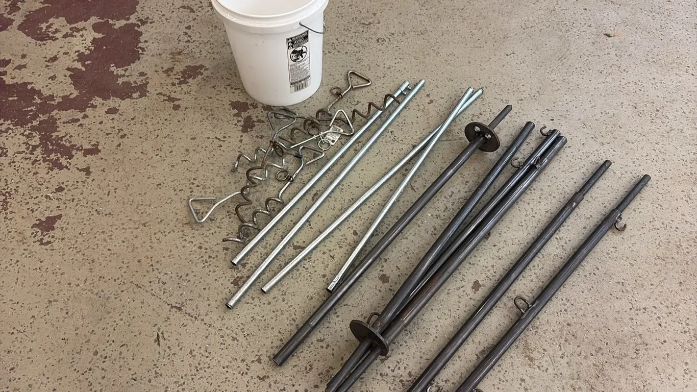 Tie Out Stakes & Misc Metal Posts