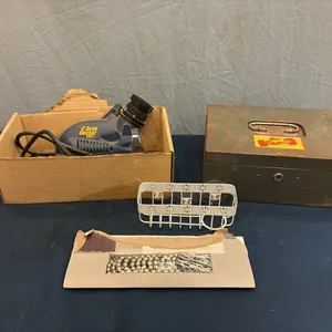 Drill Doctor, Shower Hooks & Metal Box