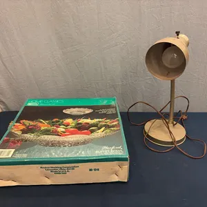 Buffet Bowl & Desk Lamp