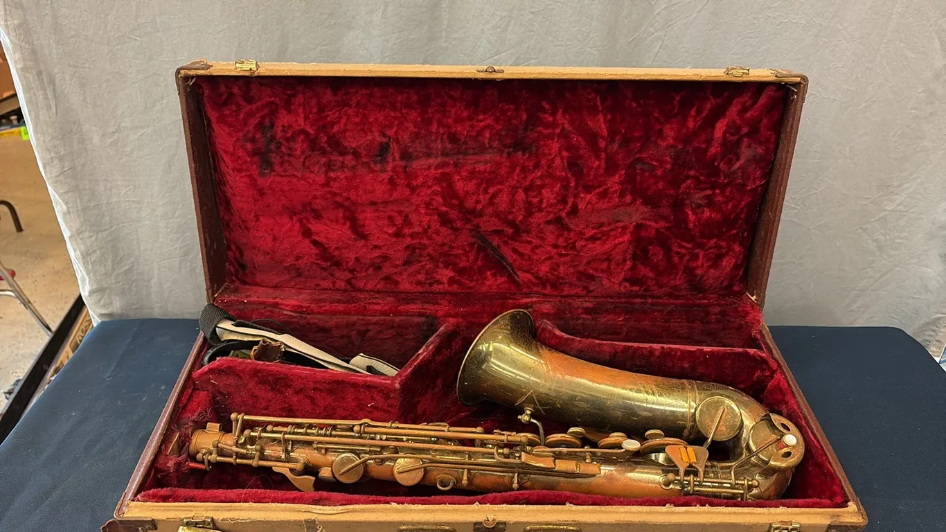Vintage Saxophone w/ Case