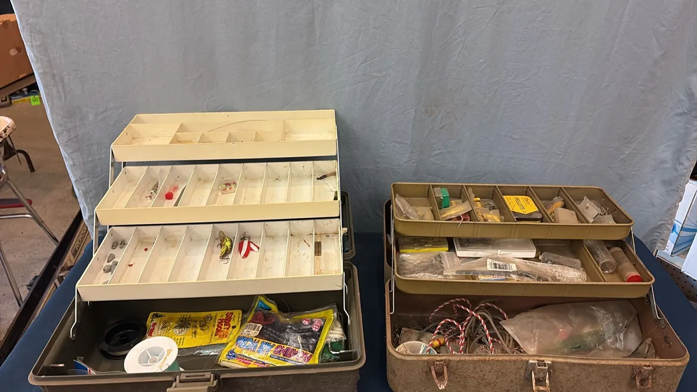2- Tackle Boxes w/ Supplies