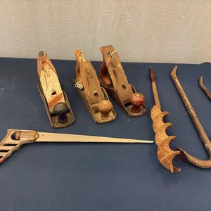 Wood Planes, Pry Bars & Saw