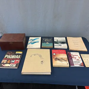 Wood Box & Books