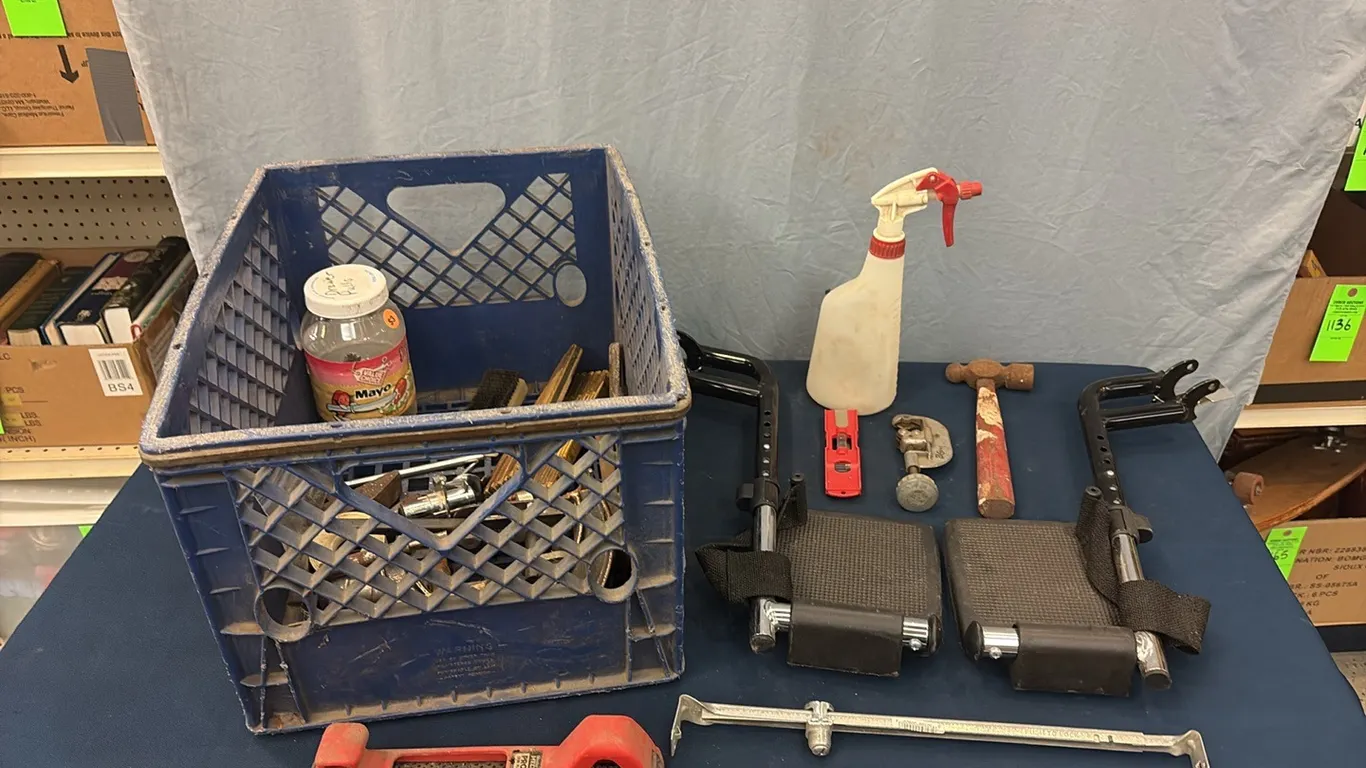 Crate w/ Misc Tools