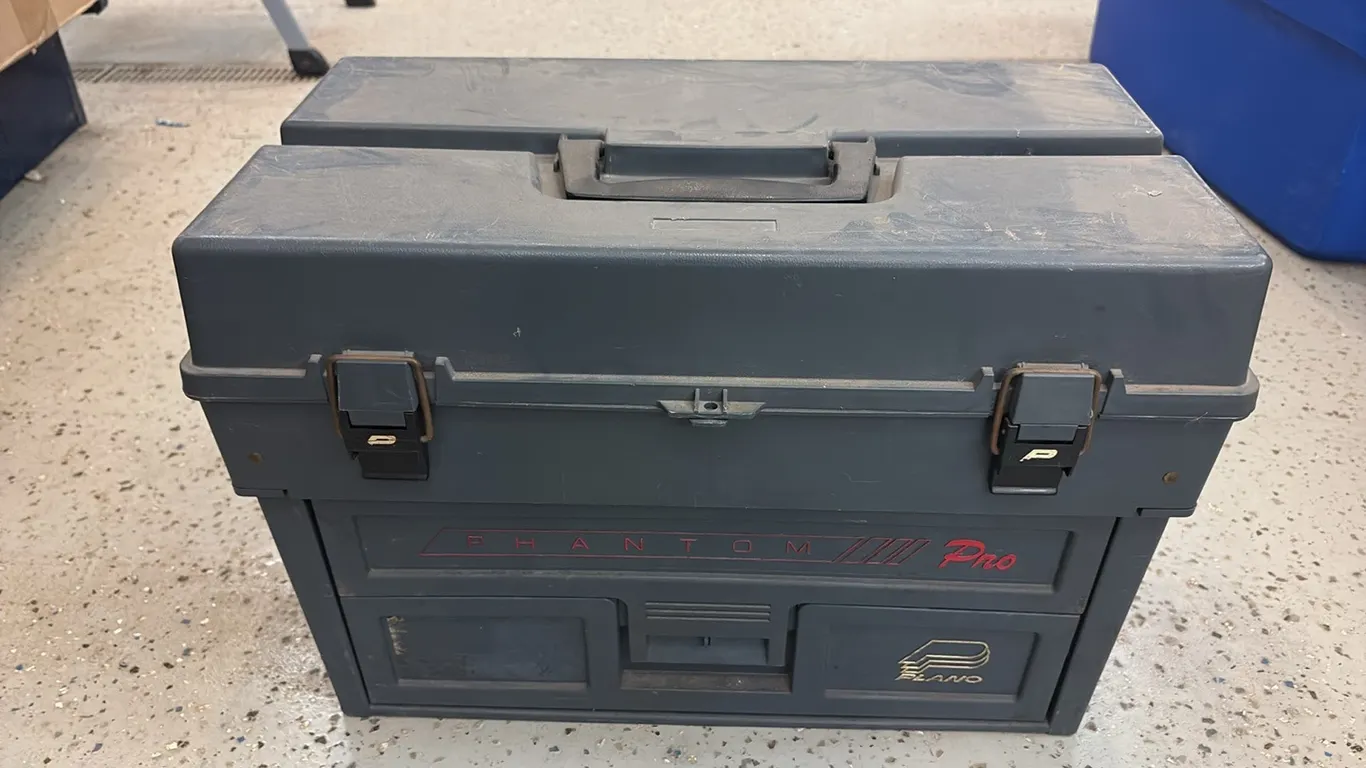 Plano Tackle Box w/ Misc Parts & Tools