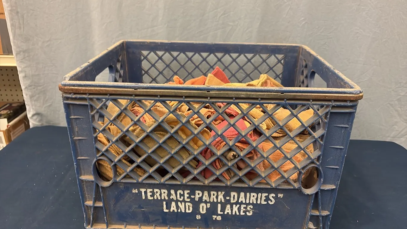 Crate of Shop Rags