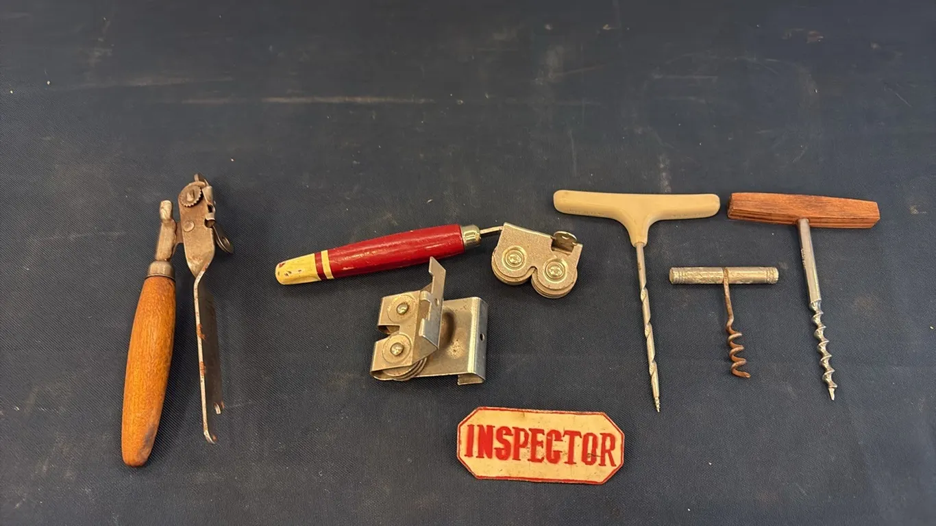 Inspector Badge, Corkscrew & Can Opener