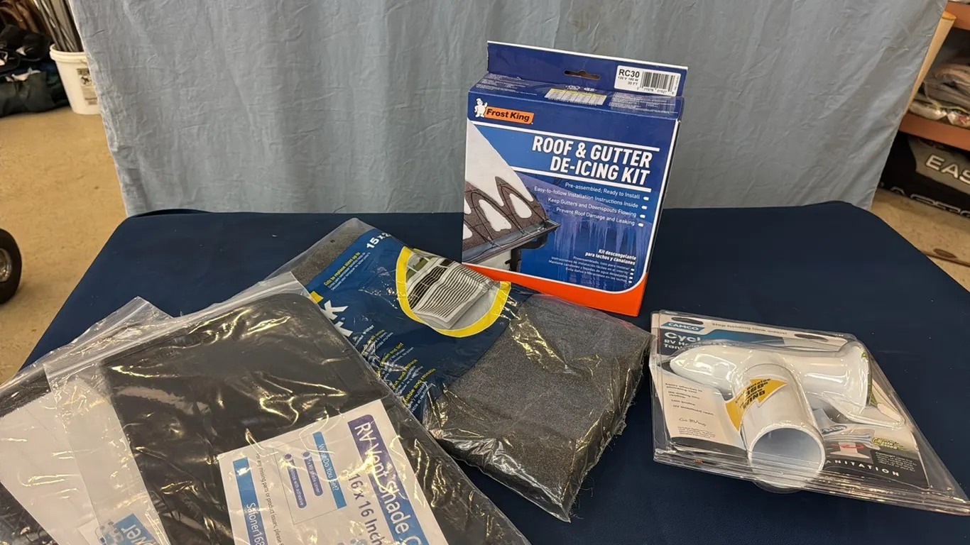 Gutter kit, filter shade covers