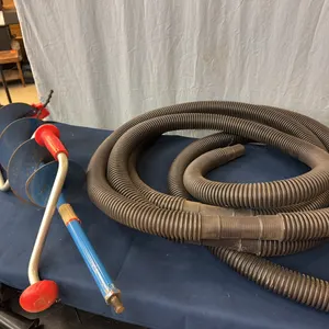 Ice auger, drain hose