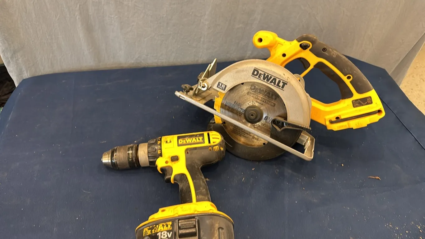 DeWalt circular saw, hammer drill