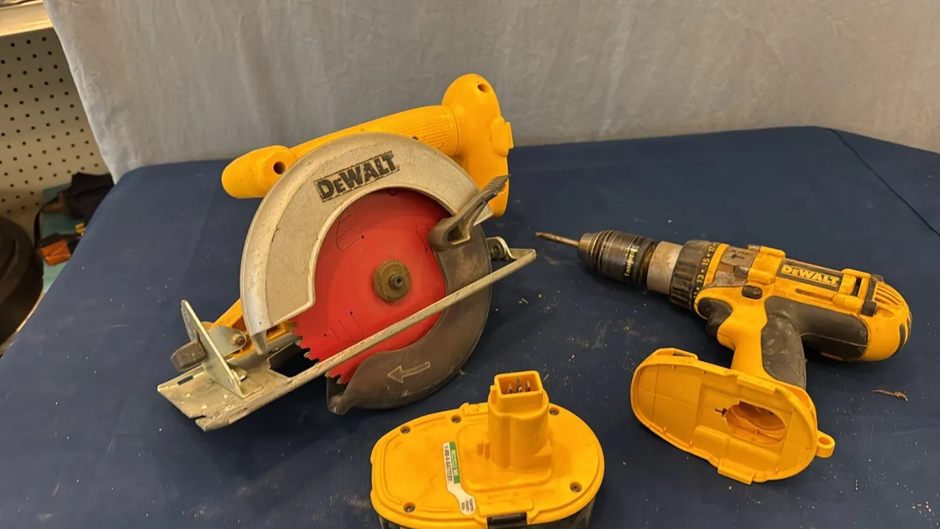DeWalt circular saw, hammer drill