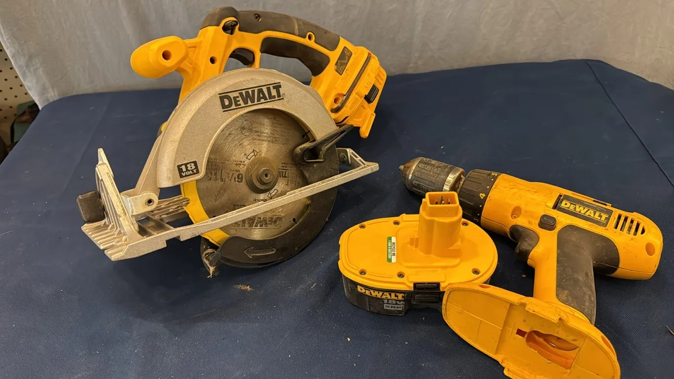 DrWalt circular saw, hammer drill
