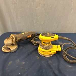 Craftsman angle grinder, DeWalt sander