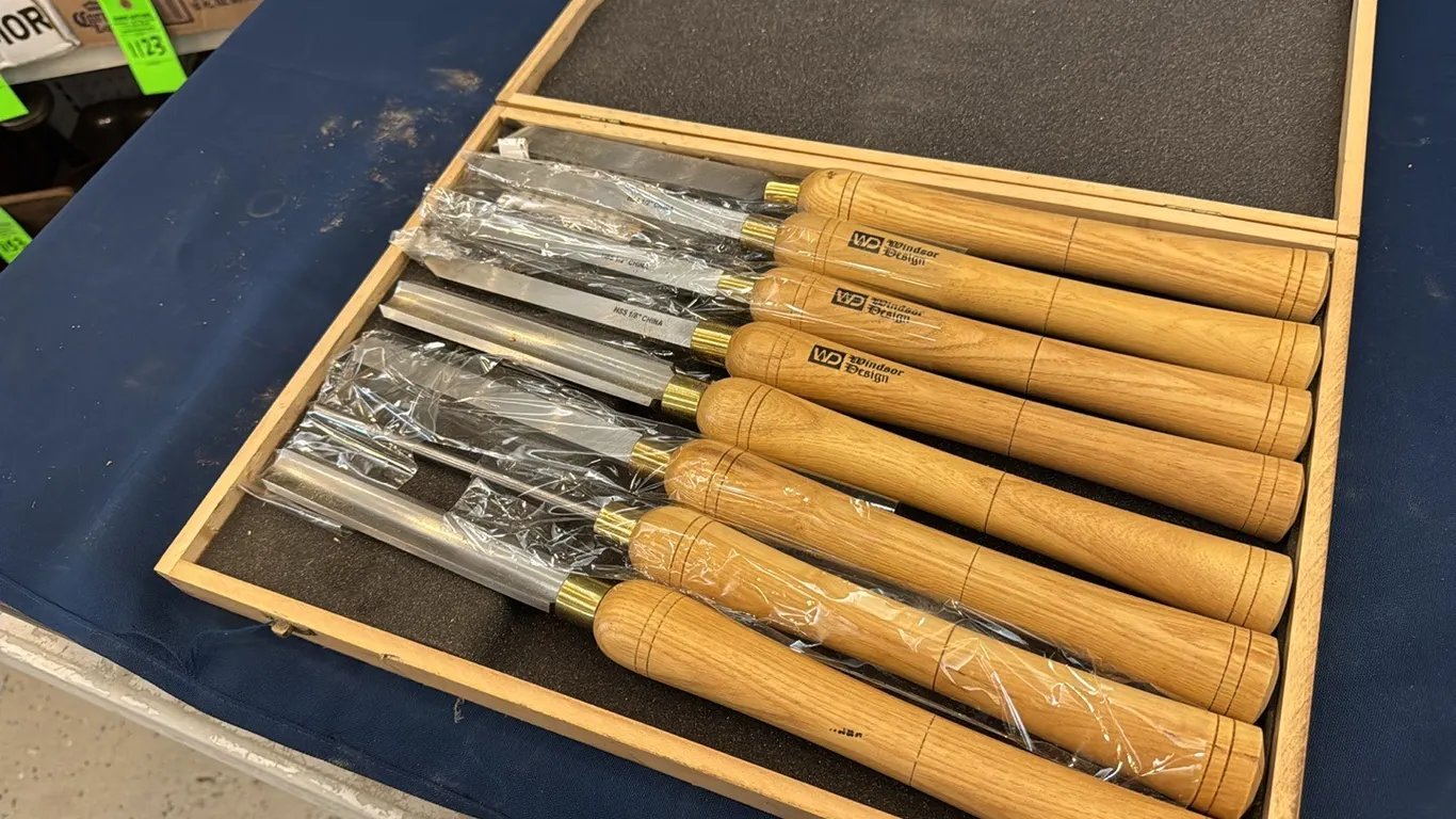Lathe chisel set