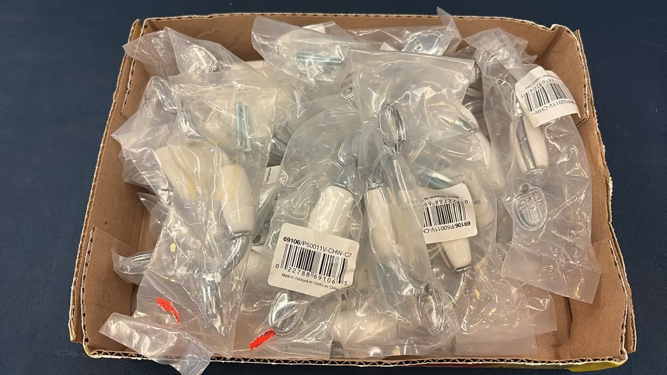 White Drawer Pulls