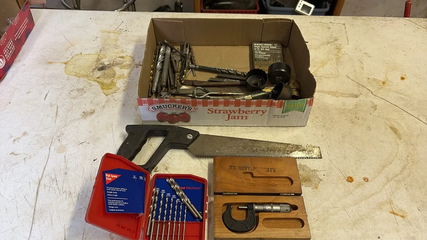 Saw, Drill Bits & Tools