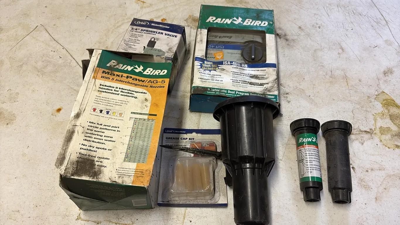 Rain Bird Sprinkler System Parts