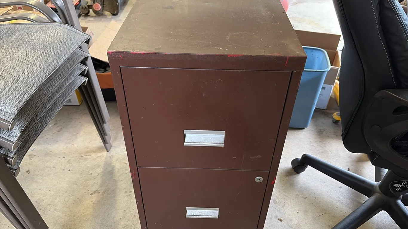 2 Drawer File Cabinet