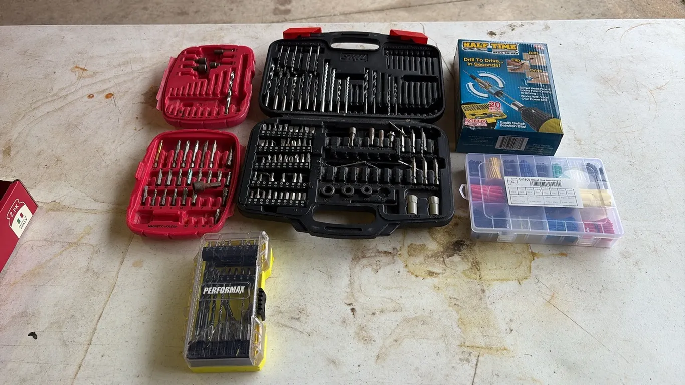 Drill Bits & Heat Shrinking Tube Set