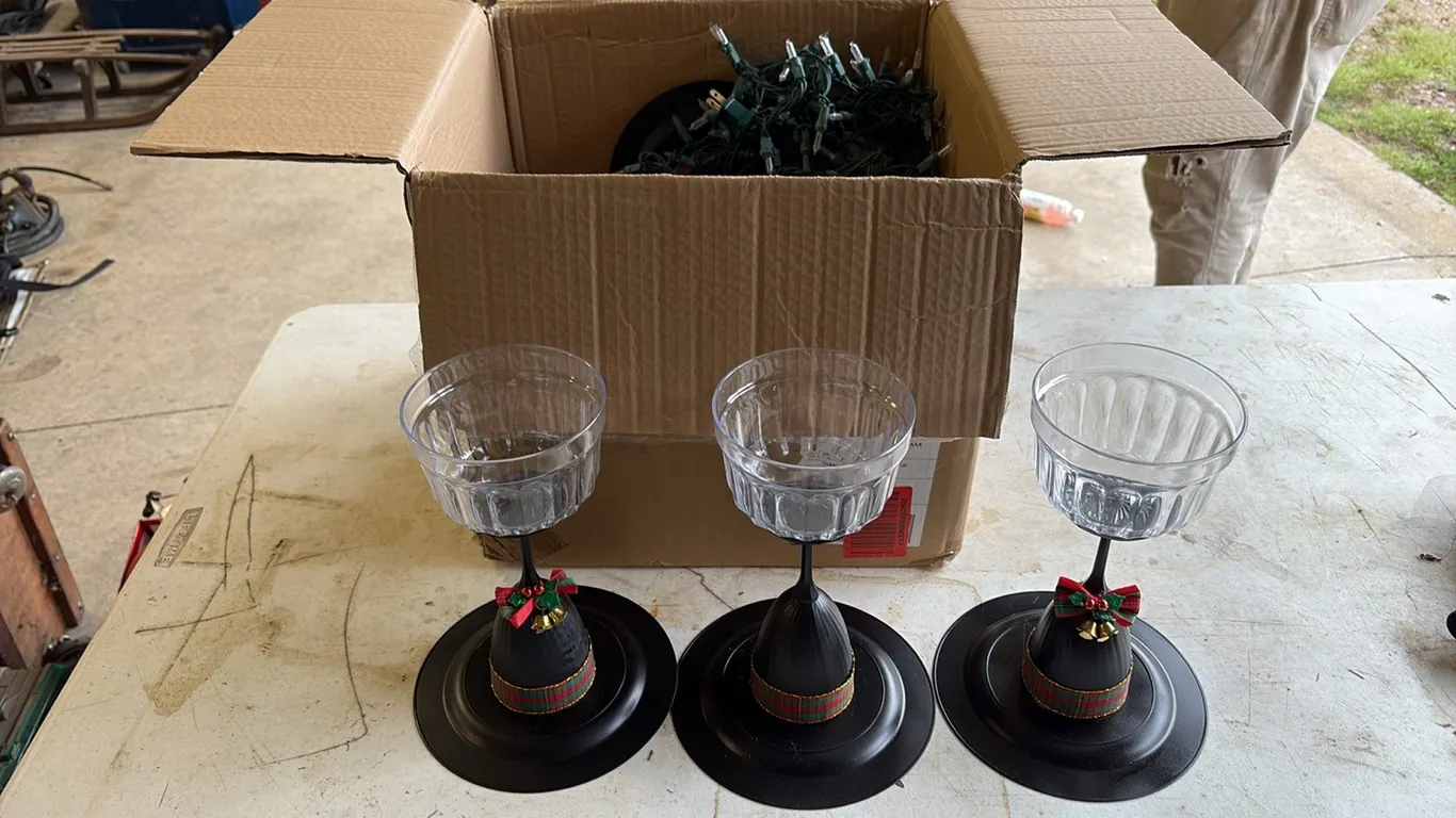 Christmas Candle Holders