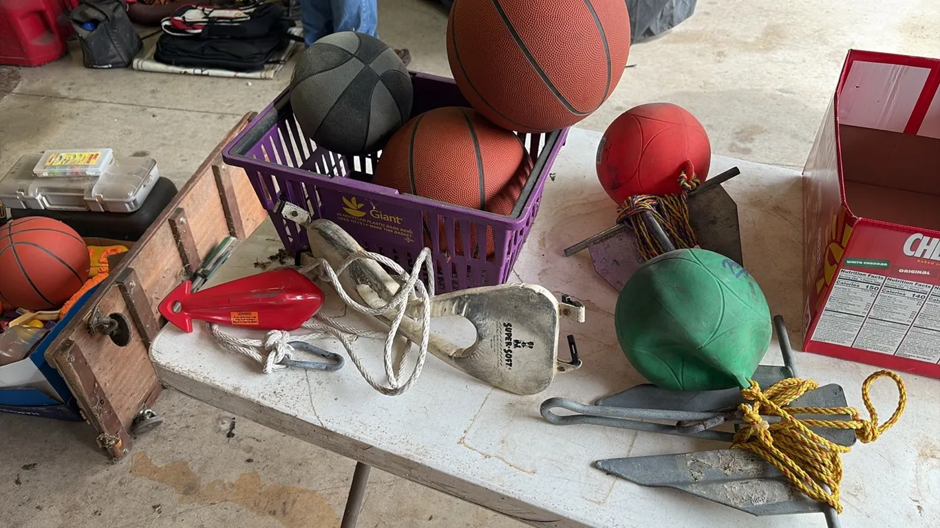Boat Anchors & Sports Balls