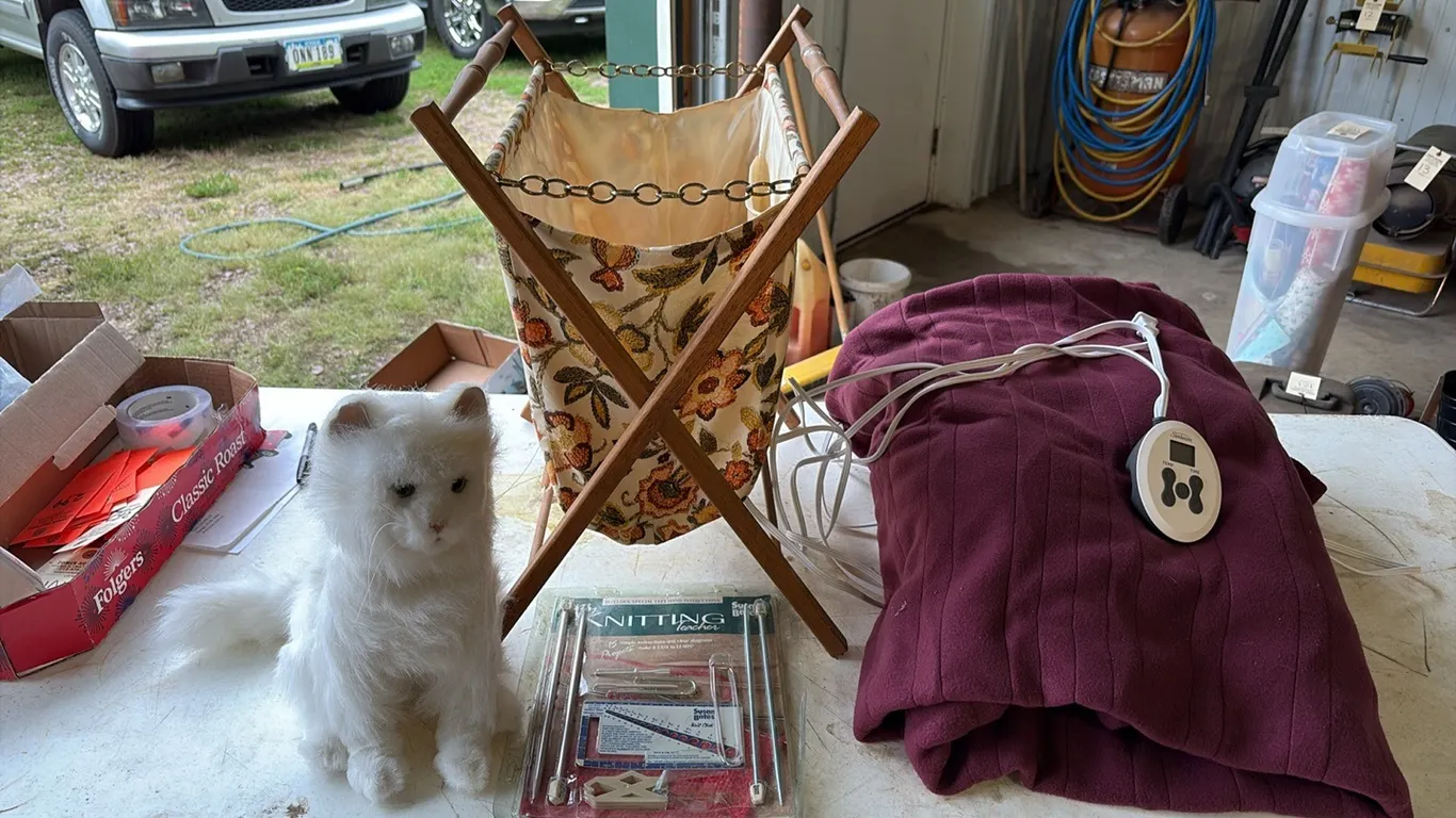 Heated Blanket, Cat Plush & Misc
