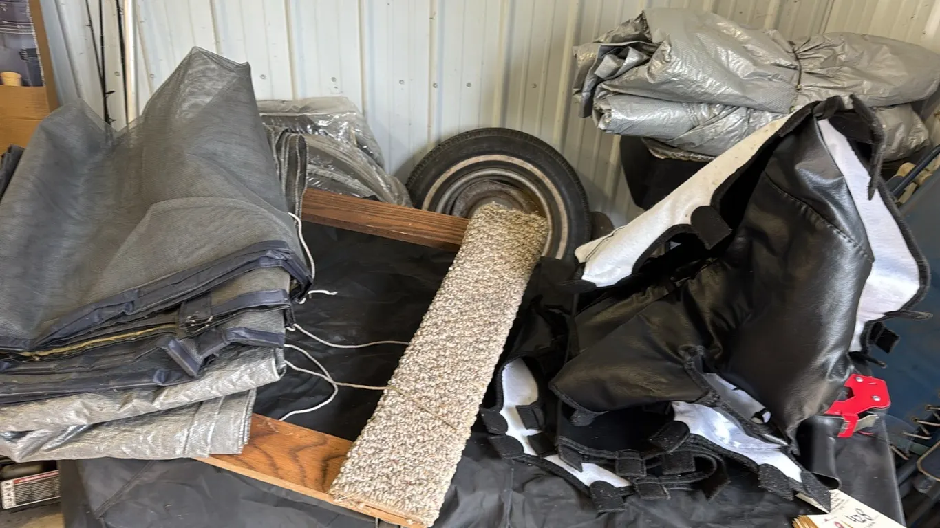 Dollie, tarp, screen, grill covers