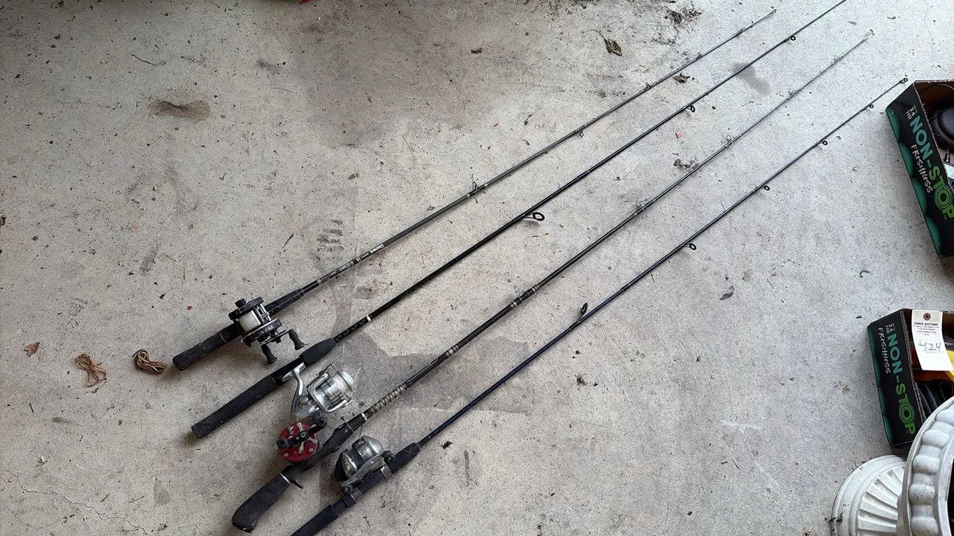 4- Fishing Poles